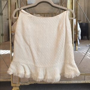 Walter Cream Ruffle Skirt Size 2