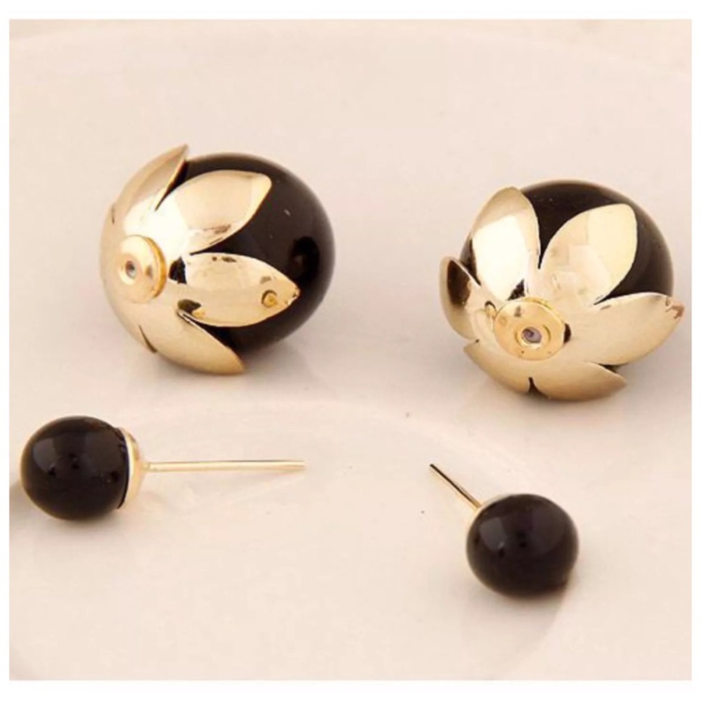 ‼️LAST CALL PRICE FIRM Double Sided  Earrings - Picture 5 of 5