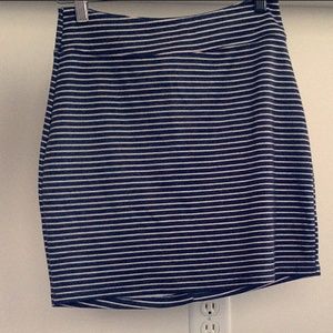 Urban Outfitters Blue and White Skirt