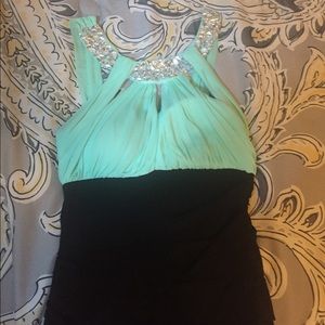 Sparkly formal cocktail dress