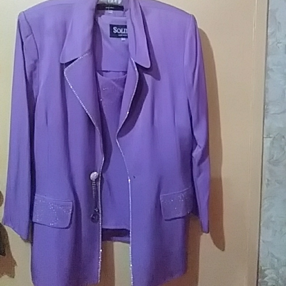 Two piece skirt suit