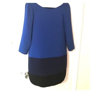 Blue express mini dress