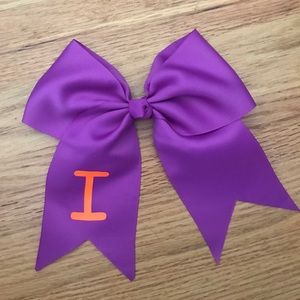 Big personalized grosgrain bow