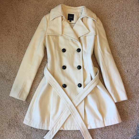 Express Fit & Flare Trench Coat Sz XS - Picture 1 of 3