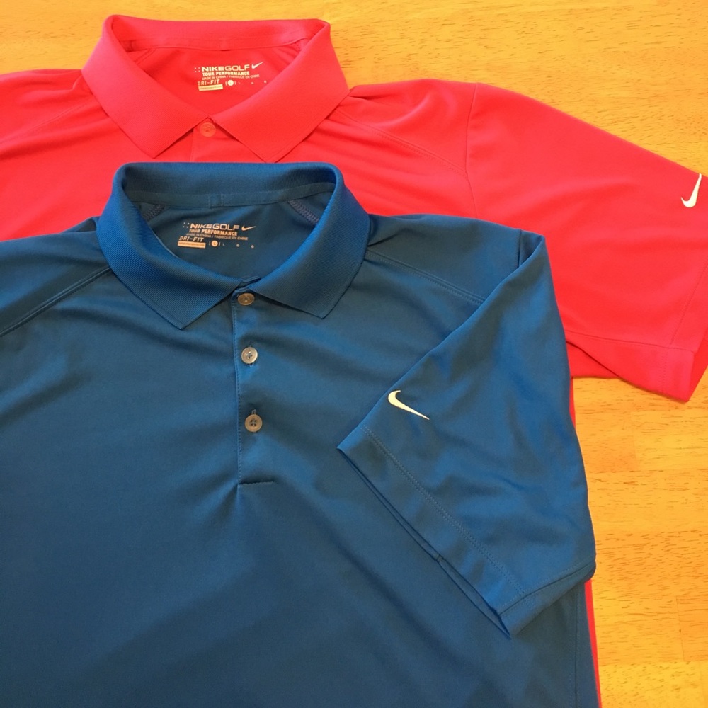 Two NIkeGolf Tour Performance Dri-Fit (Large)