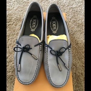 Tod's Grey Driving Mocs
