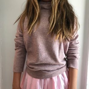 millennial pink sweater