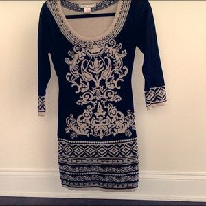 Long sleeve black dress