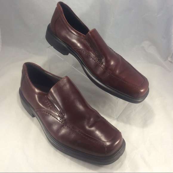 Men's brown Ecco leather slip ons worn only 1 time - Picture 8 of 8