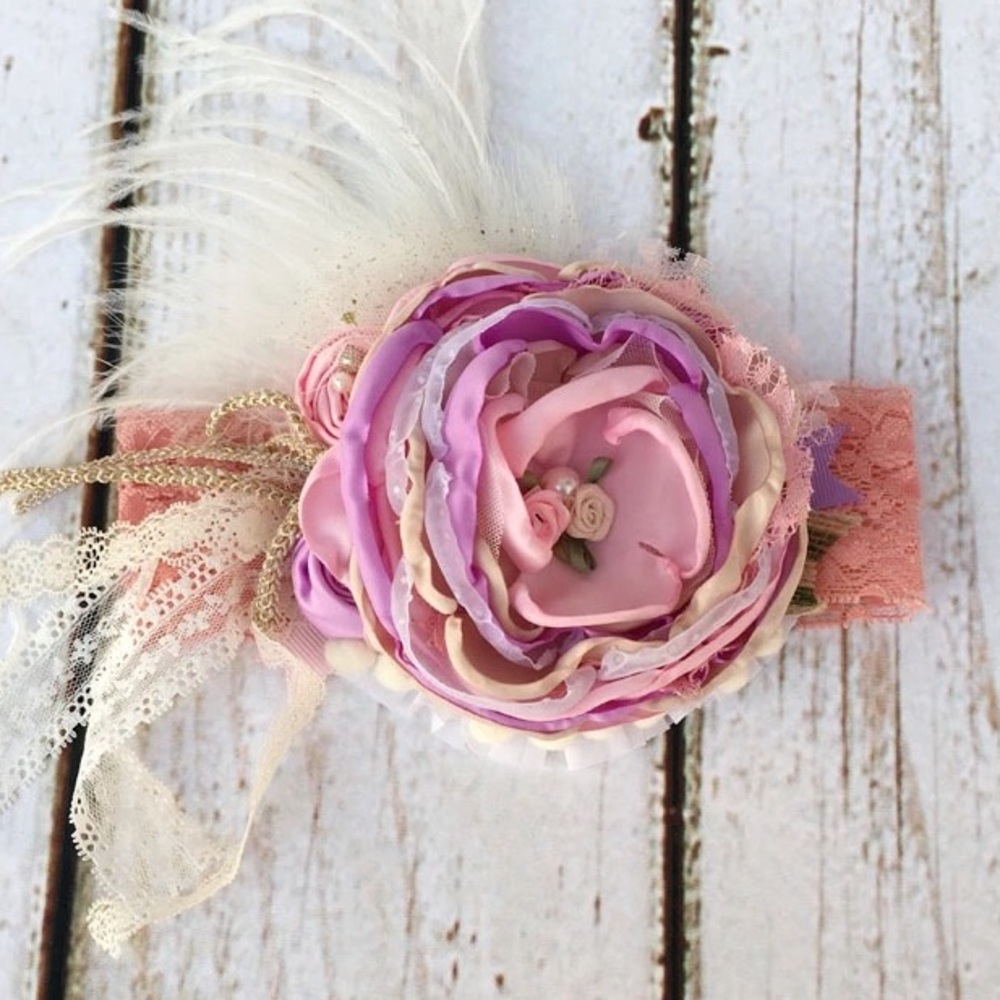 Pink Couture Headband