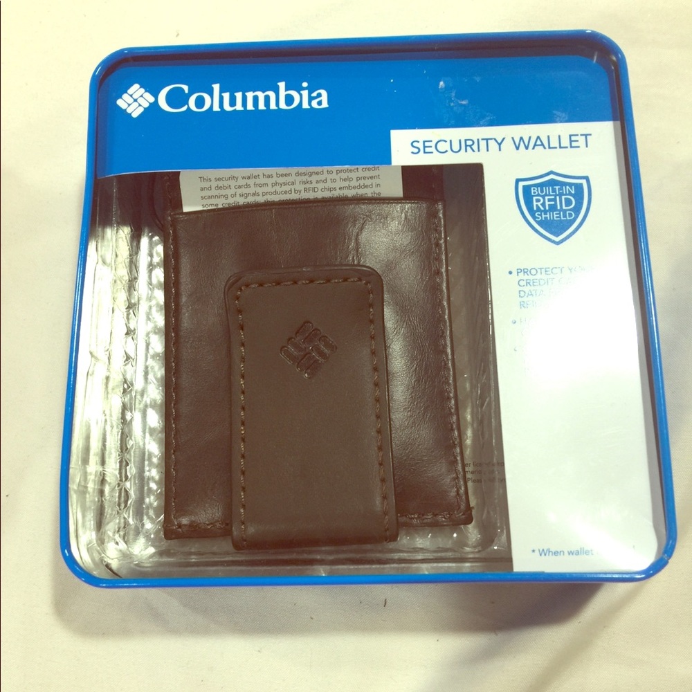 Columbia brown leather men’s wallet