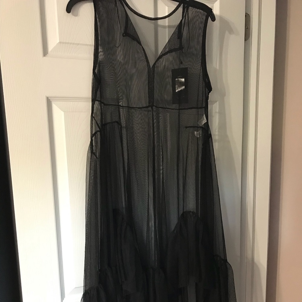 ZARA MESH DRESS/COVERUP!