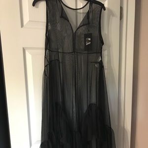 ZARA MESH DRESS/COVERUP!