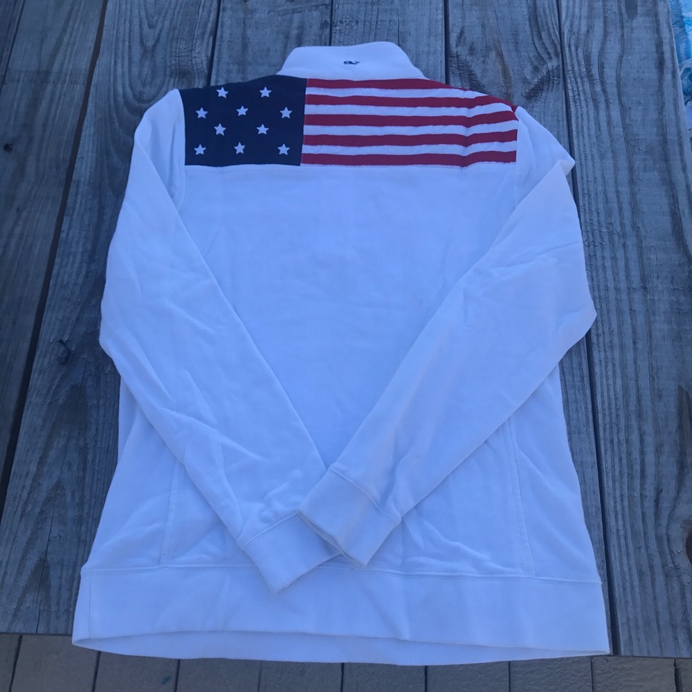 Vineyard Vine's American Flag Shep Shirt SM