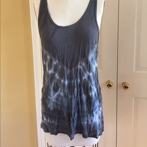 Tie-Dye Grey Thin Muscle Tee