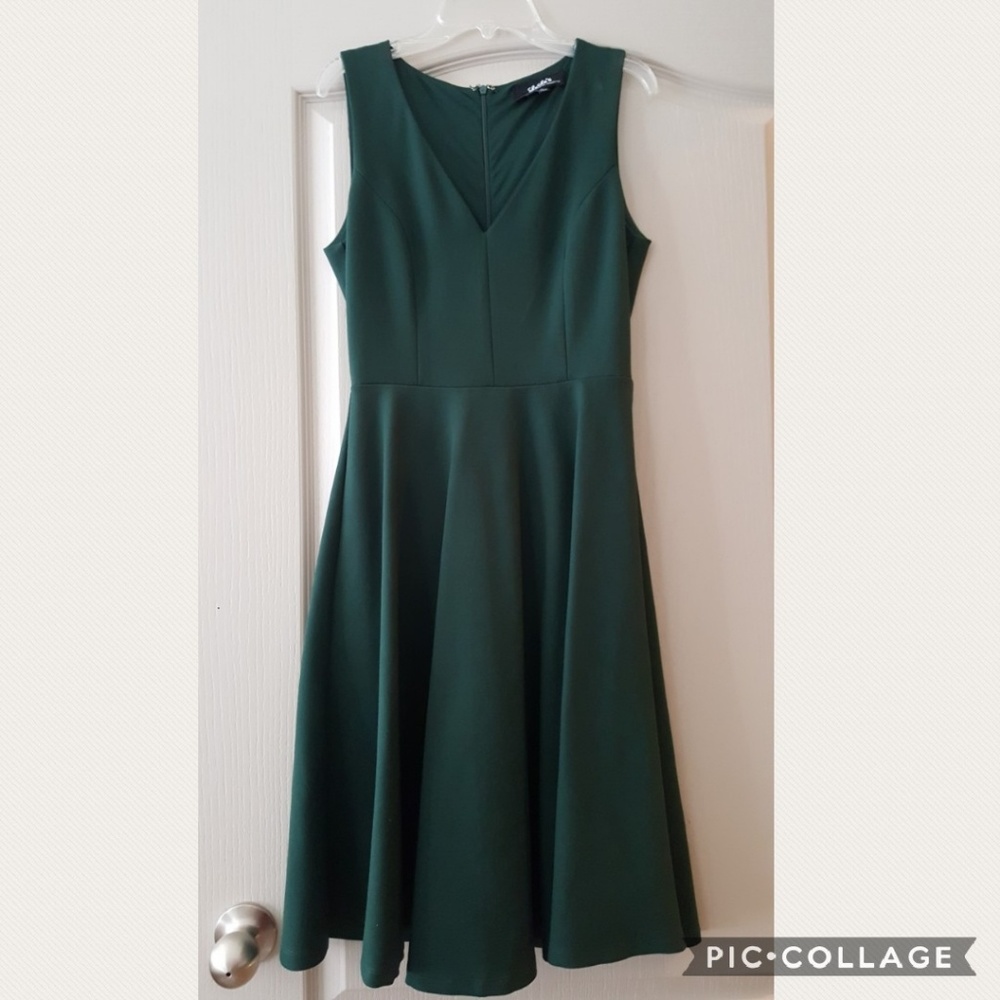 Lulu's green midi dress