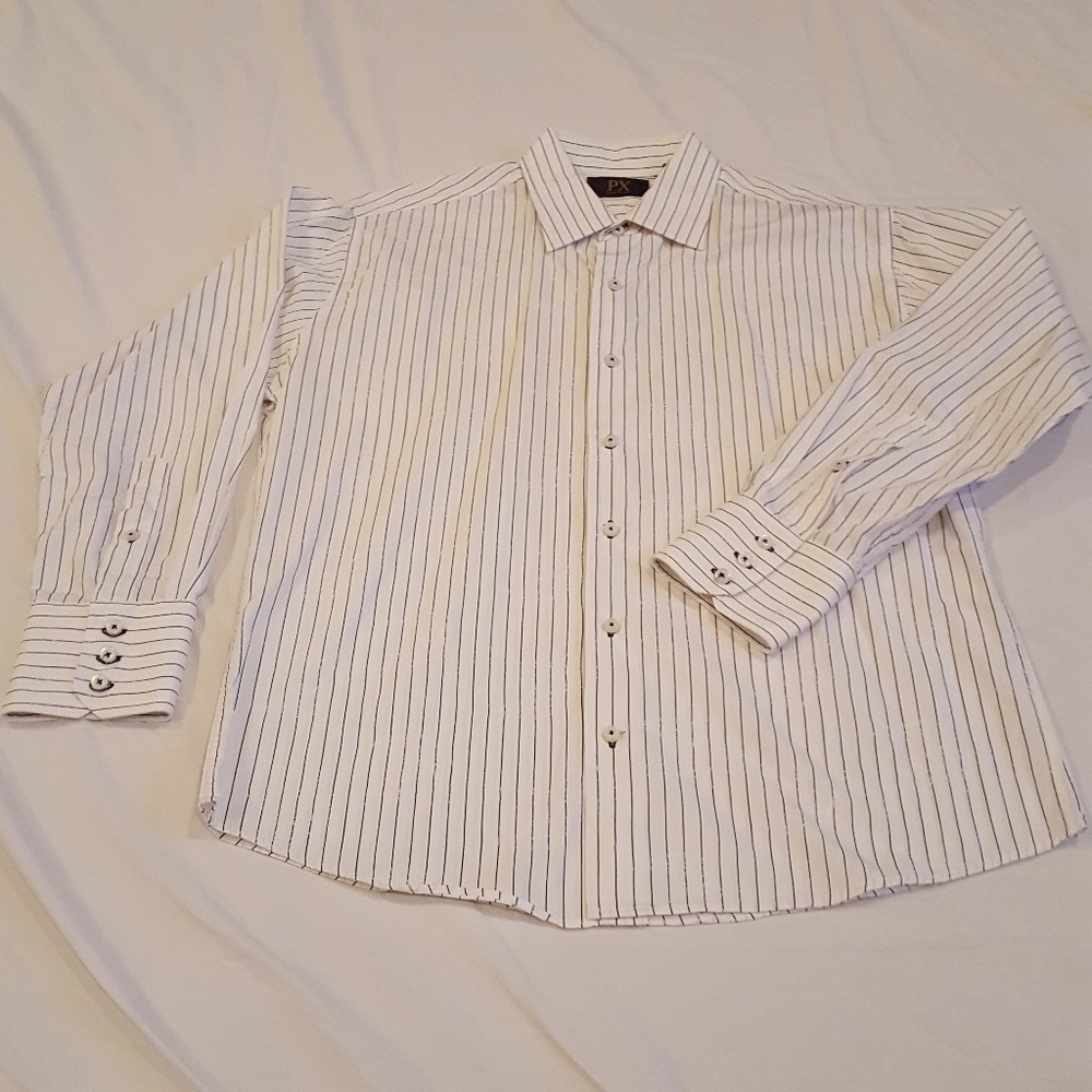 PX Clothing Casual Men's Button Down