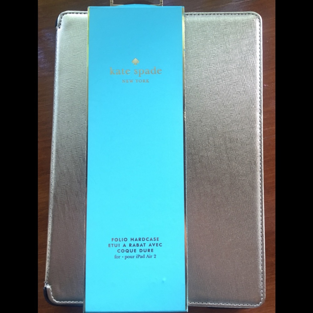 GOLD SAFFIANO LEATHER AUTHENTIC KATE SPADE IPAD