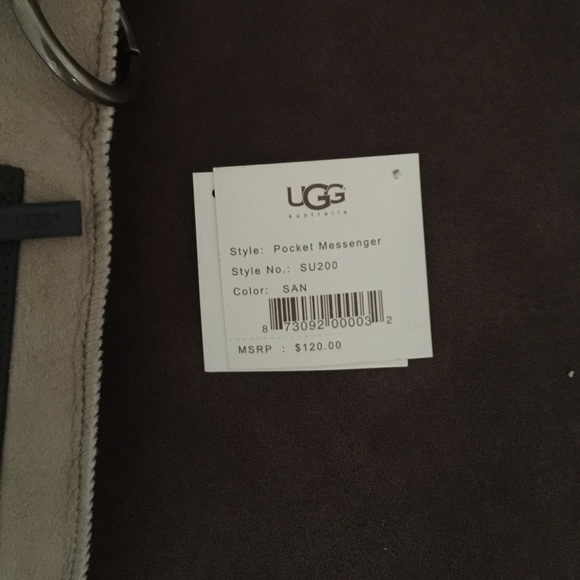 Ugg Australia cross body leather/ sheepskin bag - Picture 3 of 4
