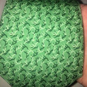 Vineyard Vines Green Antlers Tie