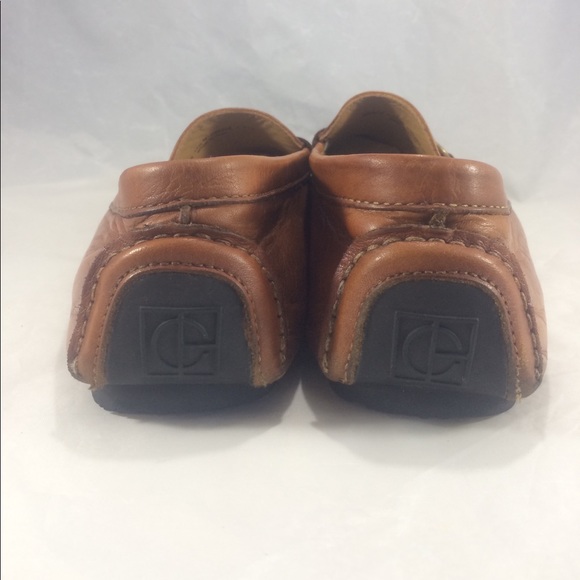 Cole haan brown leather horsebit driving moccasins - Picture 3 of 8