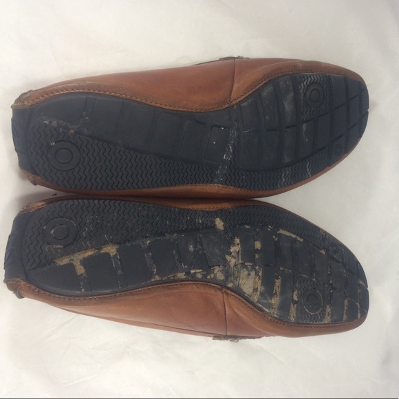 Cole haan brown leather horsebit driving moccasins - Picture 5 of 8