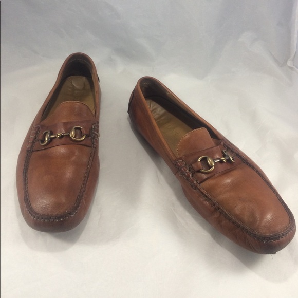 Cole haan brown leather horsebit driving moccasins - Picture 6 of 8