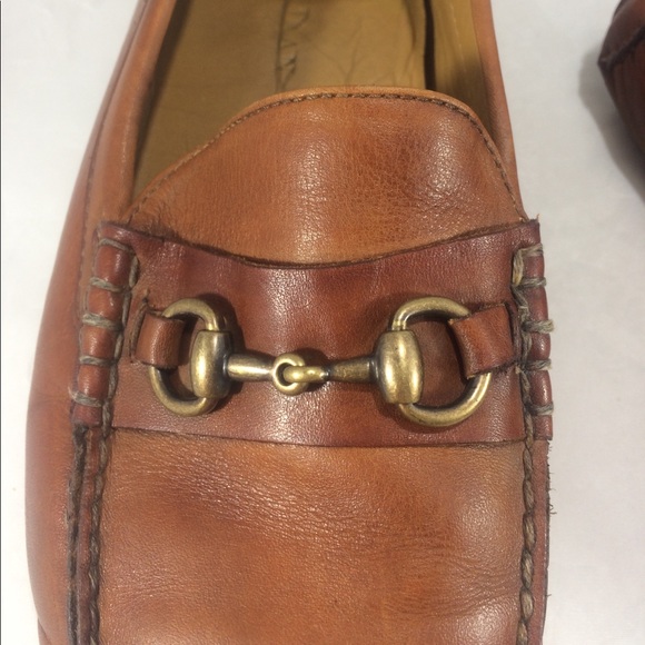 Cole haan brown leather horsebit driving moccasins - Picture 7 of 8