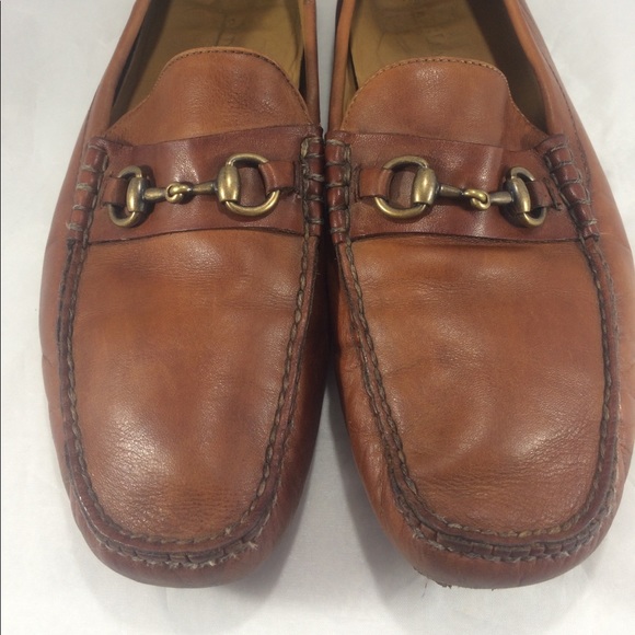 Cole haan brown leather horsebit driving moccasins - Picture 8 of 8