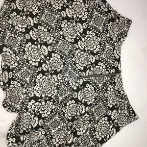 Black & White Print Skirt