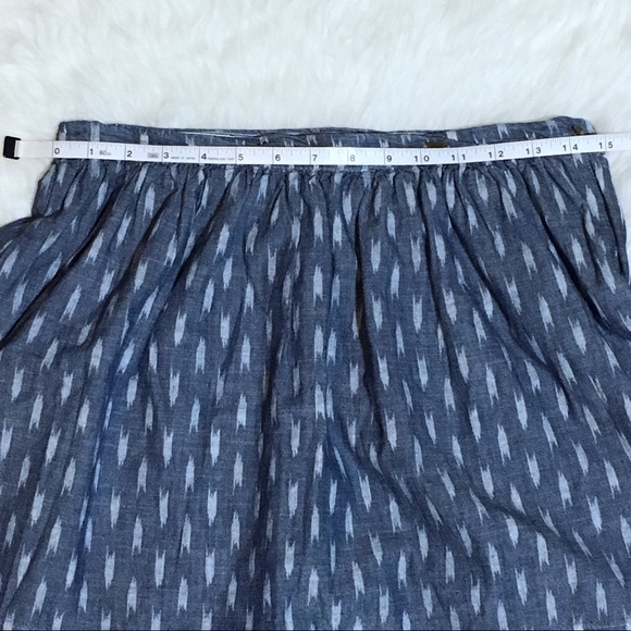 Pull&Bear blue chambray mini skirt - Picture 4 of 5