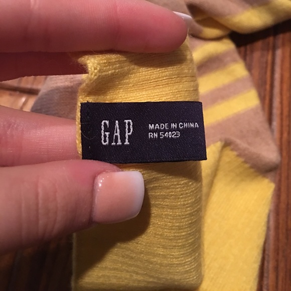 Yellow Striped GAP Sweater - Picture 3 of 3