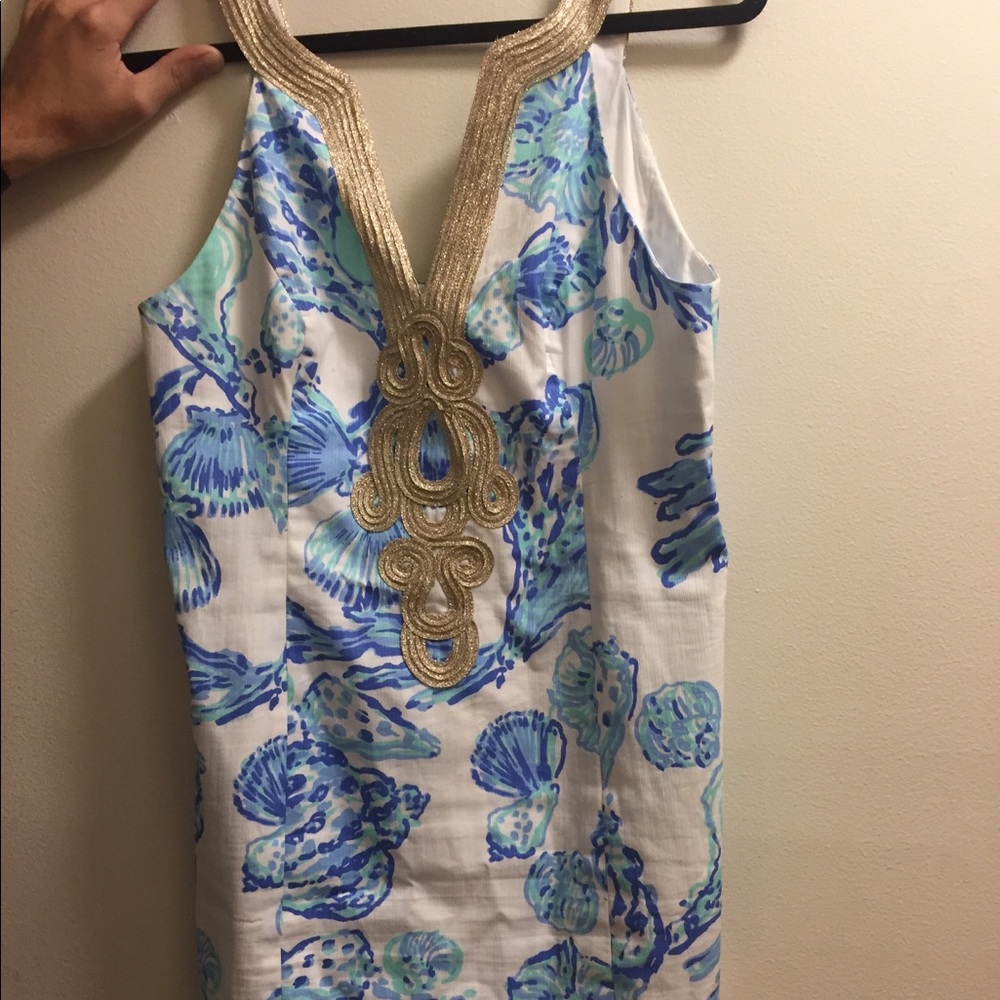 Lilly Pulitzer White Barefoot Princess Shift