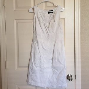 {Cynthia Rowley} White cocktail dress