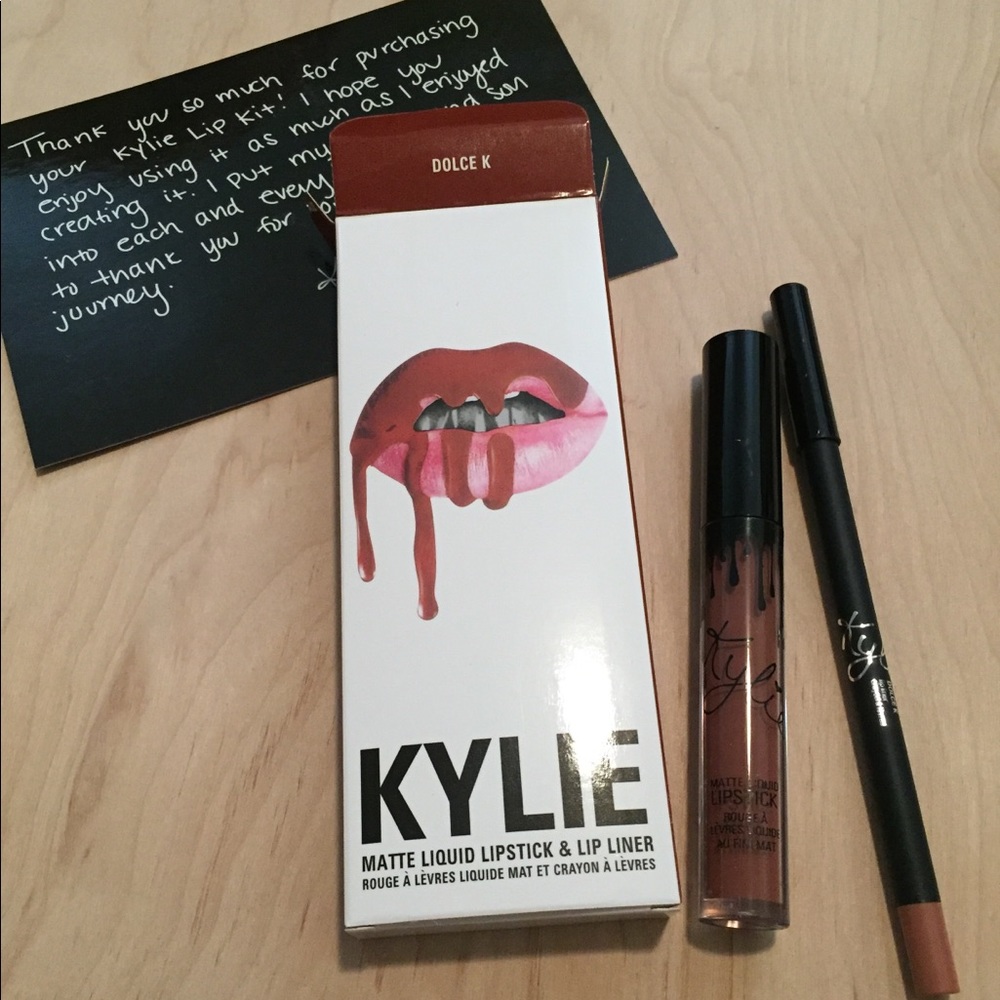 Brand new Kylie Lip kit in Dolce k