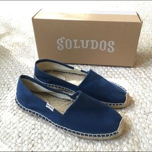 🆕 Soludos Original Dali Espadrilles Navy Blue!