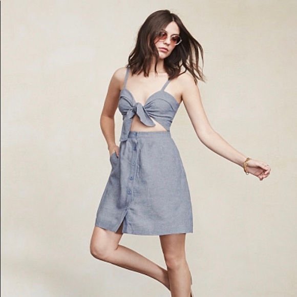 reformation miramar dress