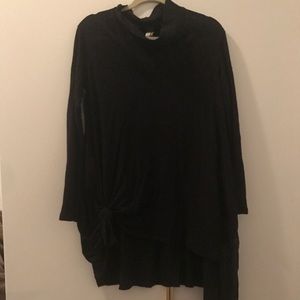 Free people black knot dress can also be a shirt
