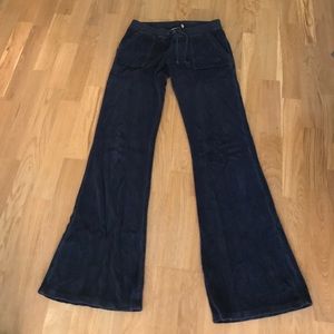 Juicy Couture Small Navy Velour Pants