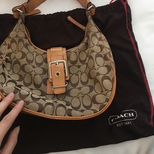 Coach purse & hat