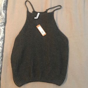 NWT Knitted razer back tank