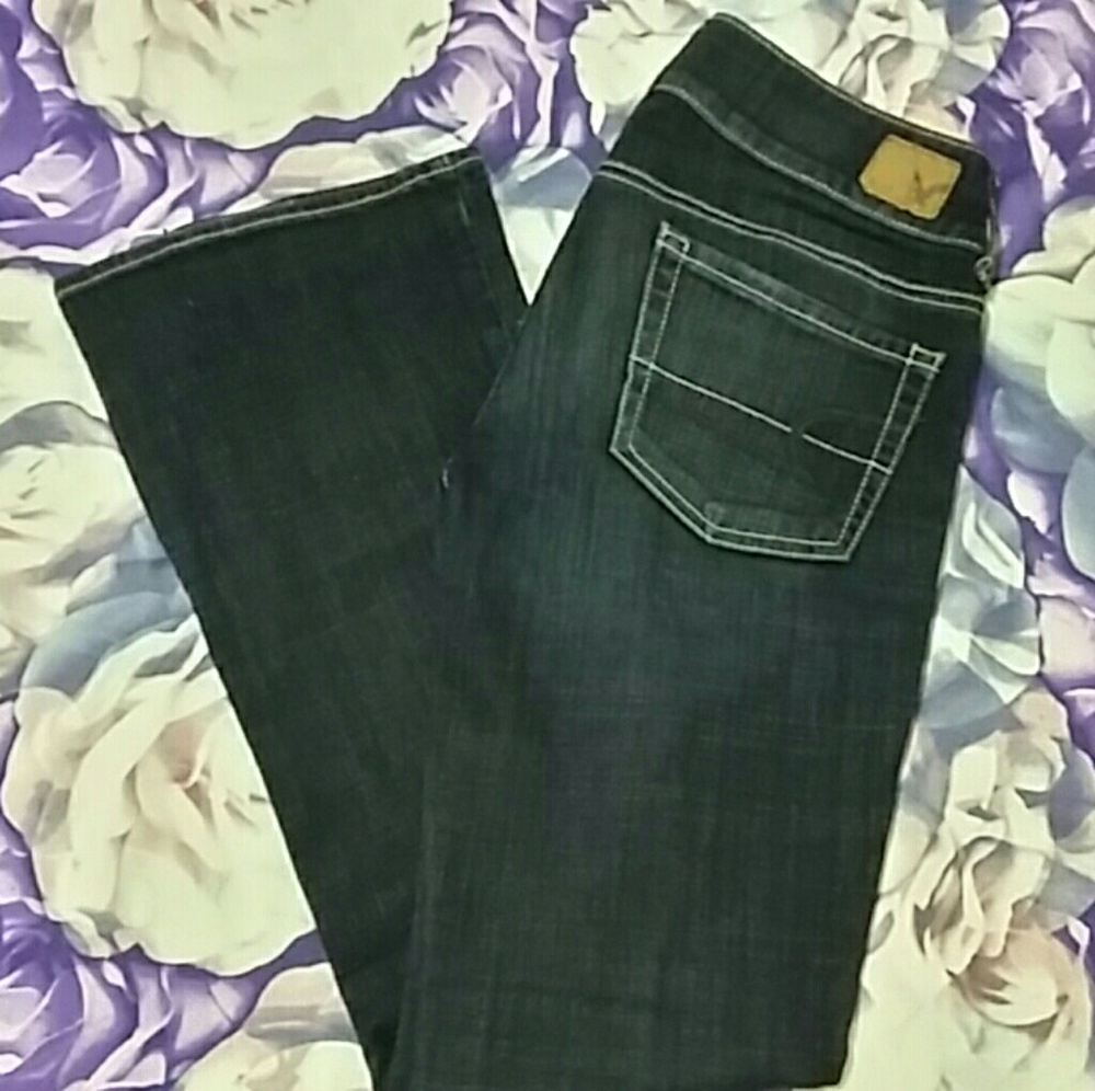 American Eagle Flare Jeans 2 SHORT