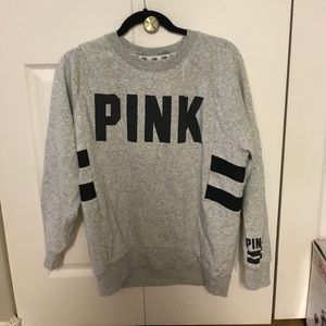 Pink Small Crew Neck Sweatshirt