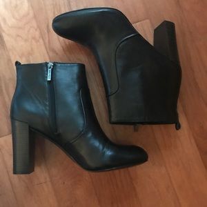 Black Nine West Ankle Booties size 10.5