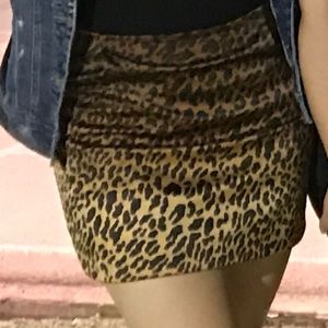 Urban outfitters cheetah print skirt
