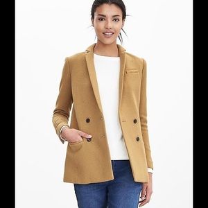 Banana Republic Wool Peacoat Blazer