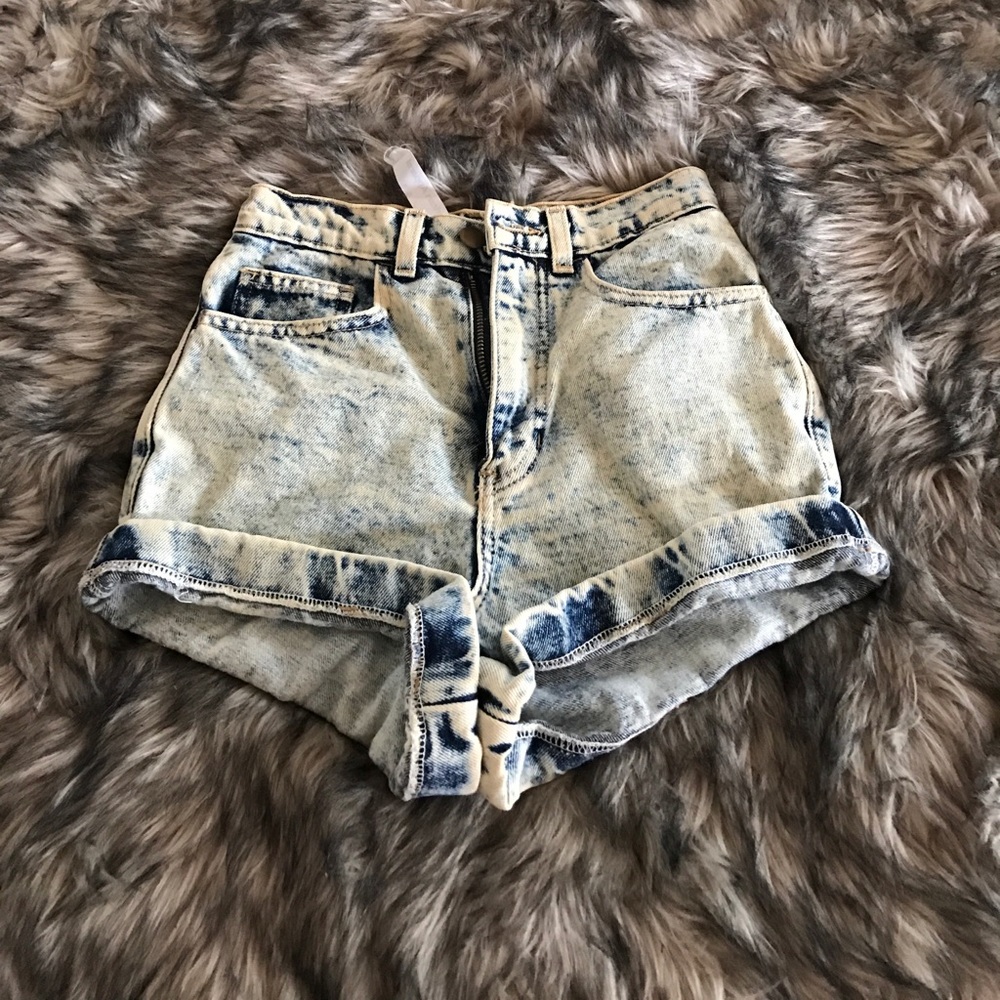 American apparel high waisted shorts