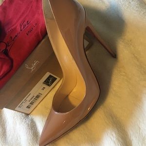 Louboutin So Kate 120 Patent Nude Louboutin So Kate 120 Patent Nude