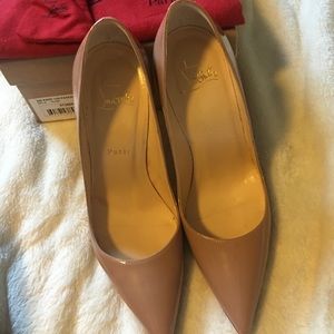 Louboutin So Kate 120 Patent Nude