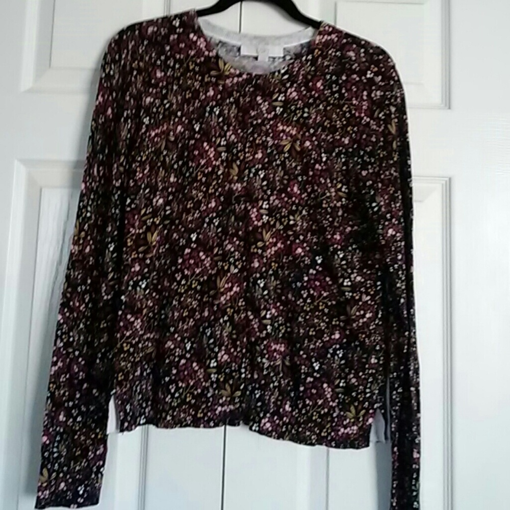 Floral Sweater (Cardigan)